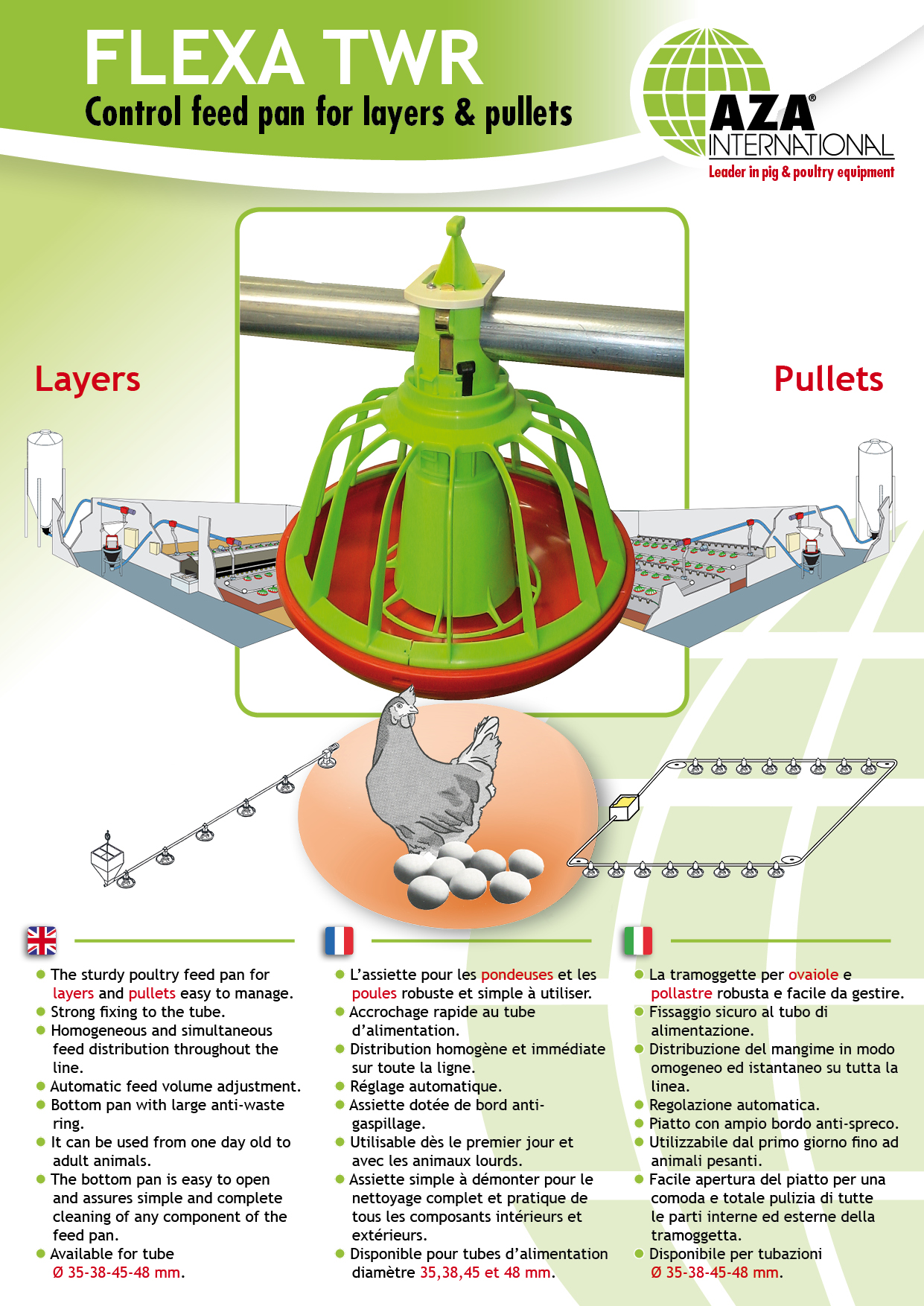 flexa twr feed pan