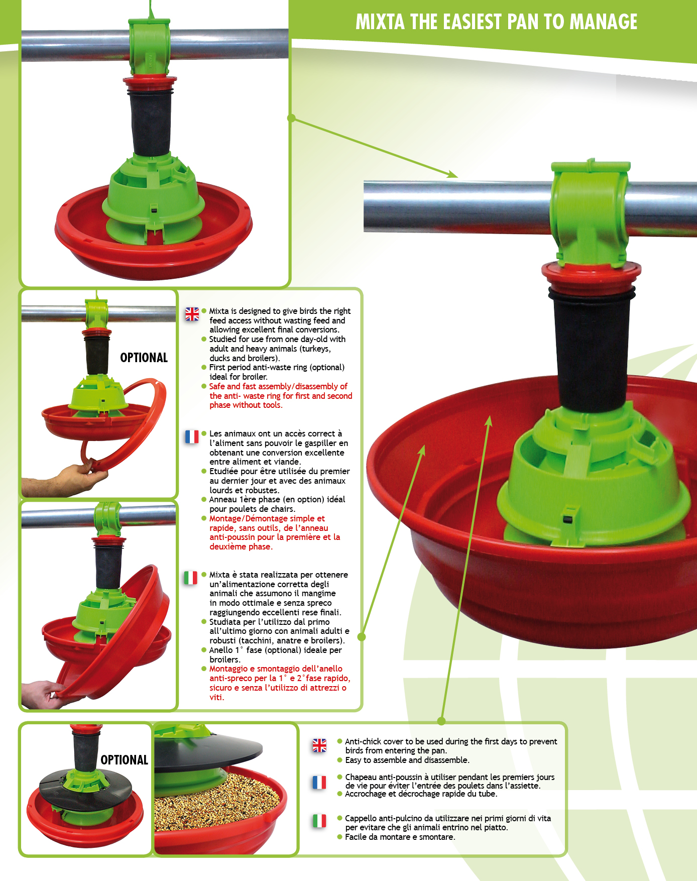 mixta feed pan