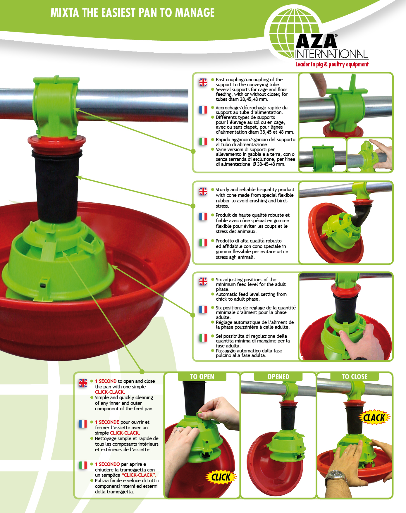 mixta feed pan